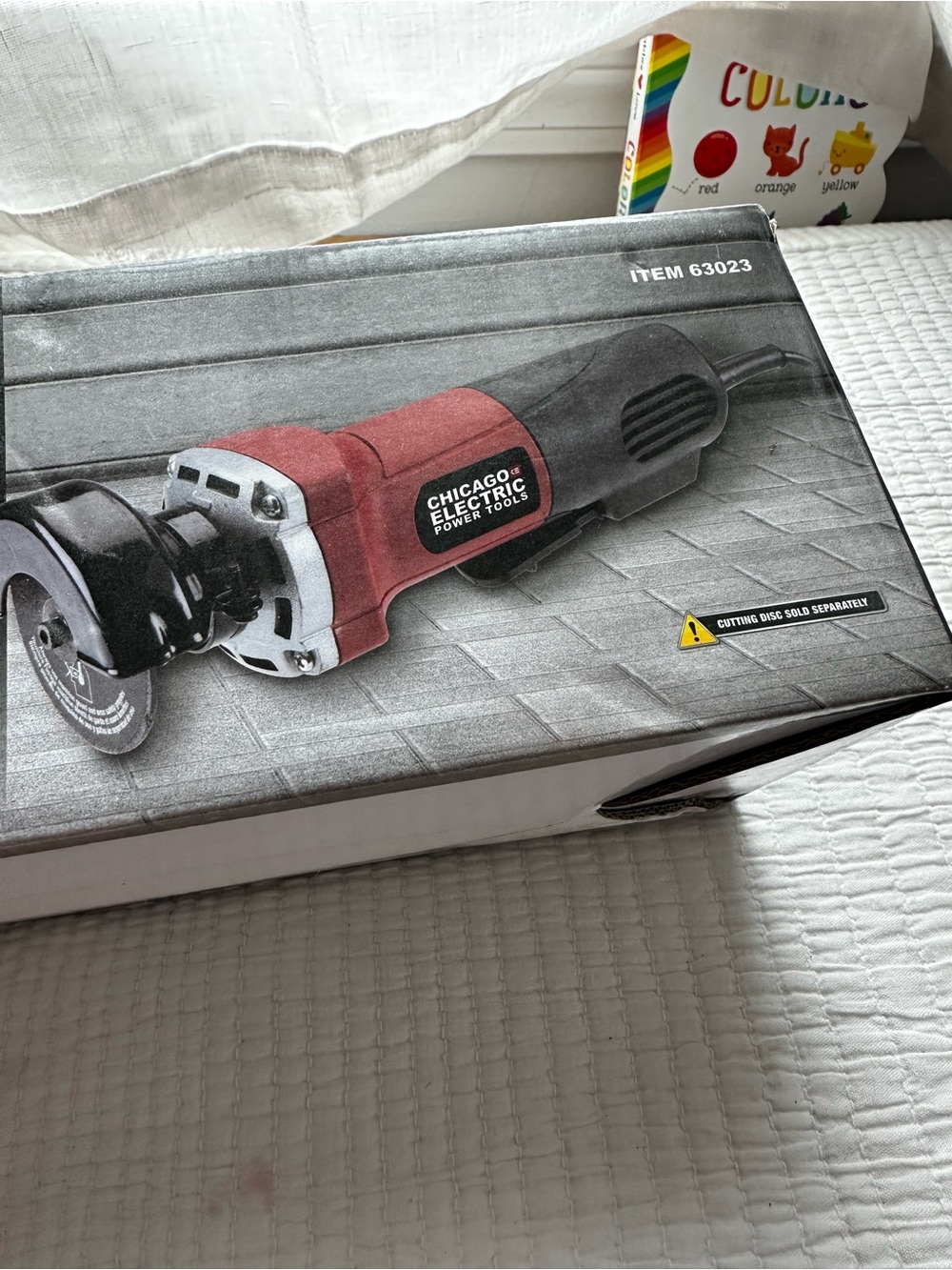Chicago Electric 3" High Speed Cut-Off Tool - Red/Black comes with cutting discs - Picture 3 of 10